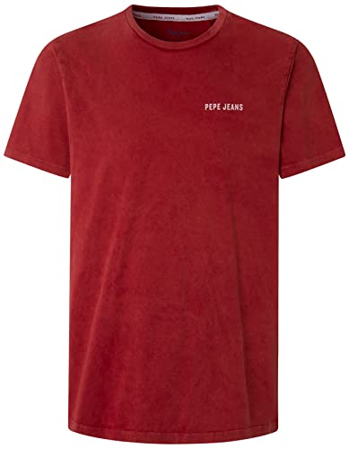 Pepe Jeans Koszulka męska Rakee, Czerwony (Studio Red), XL