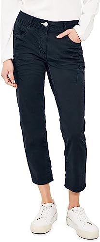 Cecil Damskie spodnie materiałowe 7/8, Deep Blue, 28W / 26L