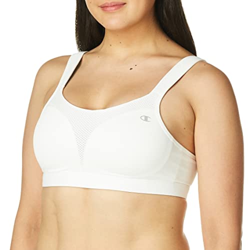Champion Damski biustonosz sportowy Spot Comfort Full Support, biały, 85E