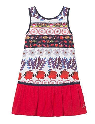 Desigual Dziewczęca sukienka dziewczęca z kolanami bez rękawków (Vest_Madison) sukienka