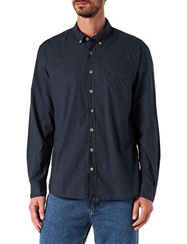 camel active Koszula męska 409110/7S00, niebieski (Night Blue), S