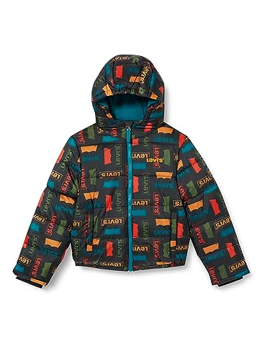 Levi's Kids LVB CORE AOP PUFFER, Głębia oceanu, 16 Lat