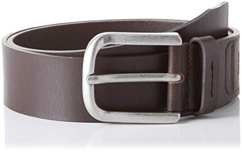 BRAX Masterpiece Büffelleder Uni Schließe American Silver Pasek Męski, Brązowy (Darkbrown 52), 5 (Taglia Produttore: 85)