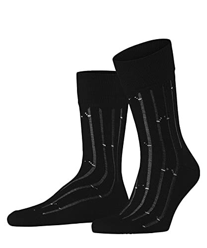 FALKE Mężczyźni Skarpety Sensitive Agender M SO Len Bawełna bezuciskowe 1 Para, Czarny (Black 3000), 39-40