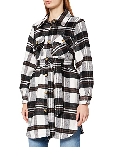 mama.licious Kurtka damska Mllolle A. Parka, Sezama/Checks:CHILI OIL and BLUE, S