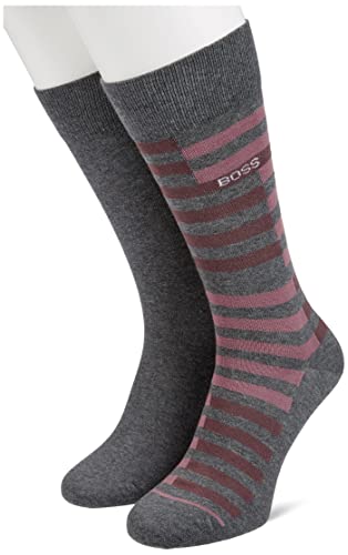 BOSS Męskie skarpety (2 sztuki), Medium Grey31., 39-42 EU