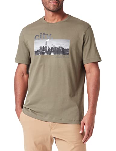 United Colors of Benetton T-shirt męski, zieleń wojskowa 1z9, S