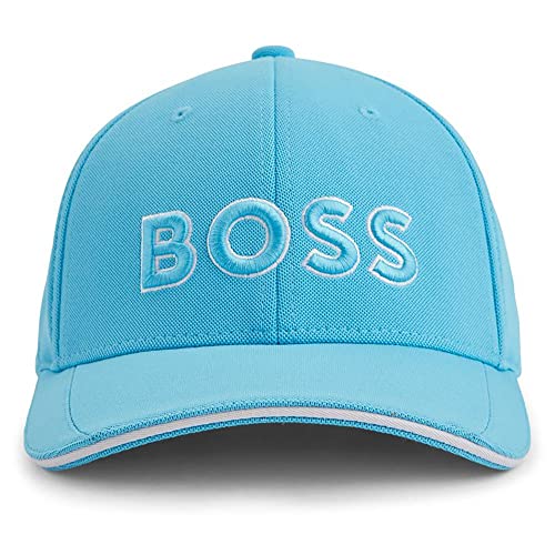 BOSS Męska czapka Cap-US-1 z siateczki Piqué-Mesh z wyszywanym logo 3D, Open Blue497, jeden rozmiar