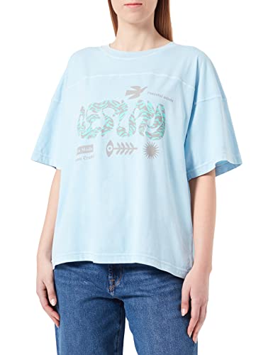 Replay T-shirt damski, 109 Aegean Sky, M