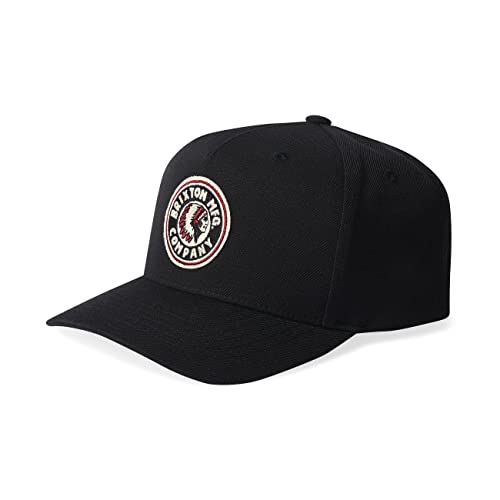 Brixton Mężczyźni Rival C Mp Snapback Czapka, Czarny