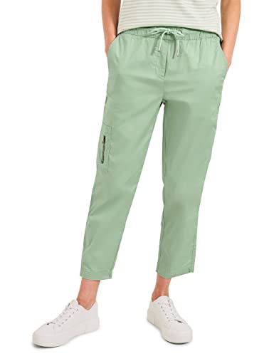 Cecil Damskie spodnie do biegania 7/8, Fresh Salvia Green, S x 26L
