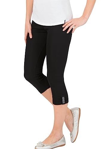 Trigema Legginsy damskie, Czarny (Schwarz 008), XL