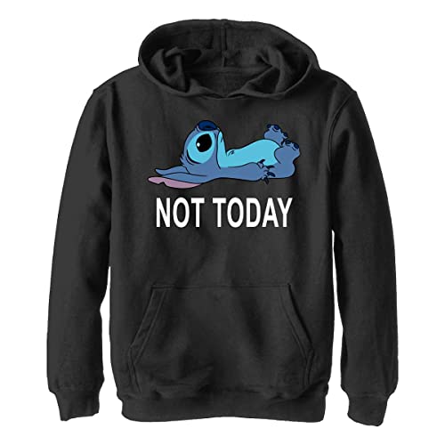 Disney Chłopięca bluza z kapturem Not Today, Czarny, S