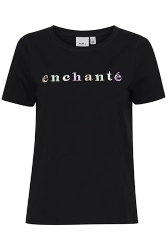 ICHI T-shirt damski, 194008/Black, XL