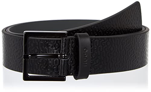 HUGO Męski pasek Giove Sz35, czarny1, 85