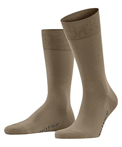 FALKE Mężczyźni Skarpety Cool 24/7 M SO Organiczna Bawełna jednokolorowe 1 Para, Brązowy (Camel 5038), 45-46