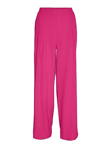 VERO MODA Vmmymilo Hw Wide Pants WVN Ga spodnie damskie, różowy, XL