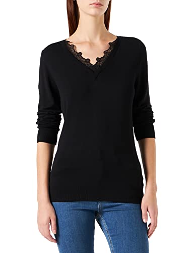 Naf Naf sweter damski mazarin, czarny, XS