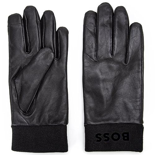 BOSS Męskie rękawiczki Hyden_1, czarne 1, 8, czarny (Black1), 8