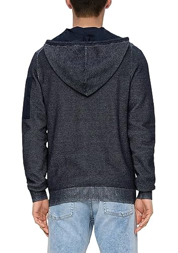 s.Oliver Męska kurtka z dzianiny, niebieski, M