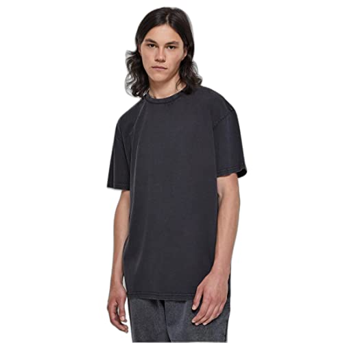 Urban Classics Heavy Oversized Acid Wash Tee męski tank top czarny Basics, Streetwear, czarny, 3XL