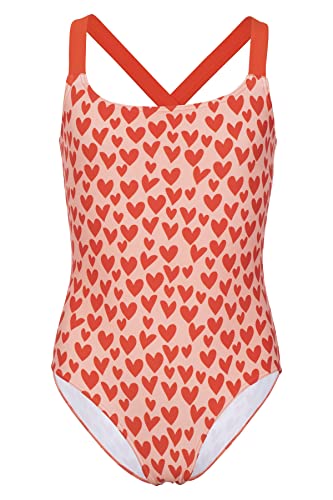 Fashy Dziewczęcy kostium kąpielowy, Rosa, 86 cm