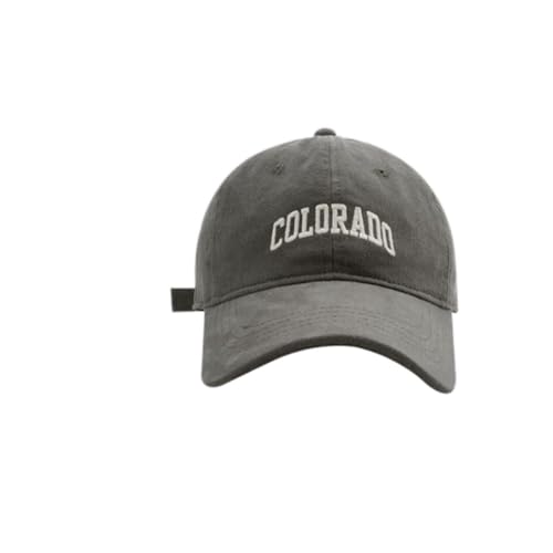 Clotth Głęboko u góry, z szerokim rondem, czapka z daszkiem, dla par, twarz All-Match z małą osłoną przeciwsłoneczną, 322-Dark Grey, jeden rozmiar