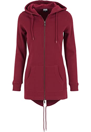 Urban Classics Damska bluza z kapturem Ladies Sweat Parka, Burgundy, 5XL