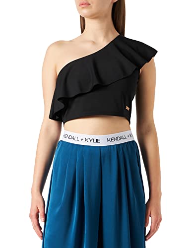 KENDALL & KYLIE Bluzka damska, czarny, XL