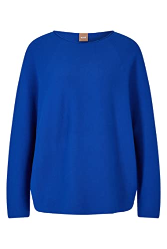 BOSS Women's C_Falanda sweter damski, niebieski (Open Blue), XXL (DE)
