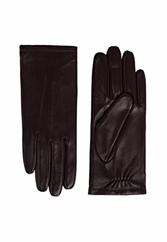 ok Gloves Damskie rękawiczki zimowe Nadja, brązowe, rozmiar 7,5 EU, brązowy, 7.5
