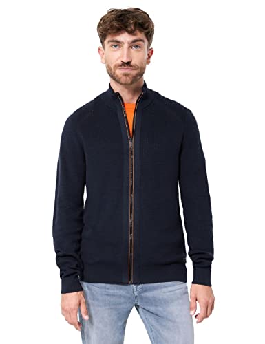 Som Kardigan męski (4 sztuki), Deep Navy Blue, M