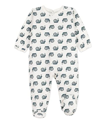 Petit Bateau Mieszane piżamy dziecięce, Marshmallow/Ducky, 12 mesi