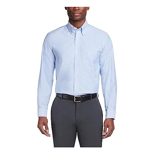Van Heusen Klasyczna koszula męska z długim rękawem, niebieski, 3XL