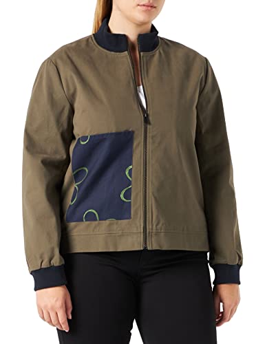 Desigual Damska kurtka 20WWEWEP4091XL, zielona, XL