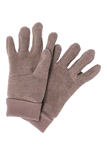 Sterntaler Unisex dziecięce rękawiczki z palcami, brązowe nakrapiane, 7