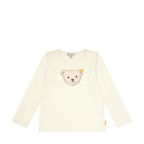 Steiff Unisex dziecięca czapka z długim rękawem i koszulką, Antique White, 128