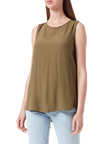 edc by ESPRIT Bluzka damska, 350/khaki Green, S