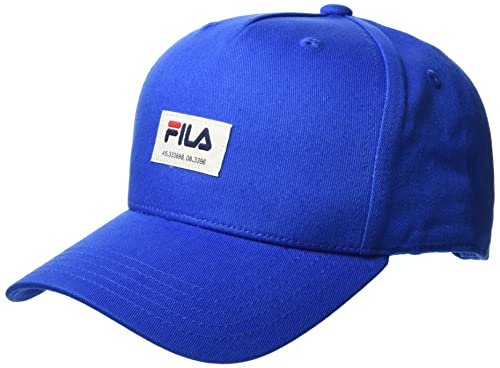 FILA Unisex Brighton Coord Label czapka baseballowa, Lapis Blue, jeden rozmiar
