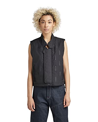 G-STAR RAW Kurtka damska Women's Inflatable Vest Jacket, Black (dk Black D207-6484), M