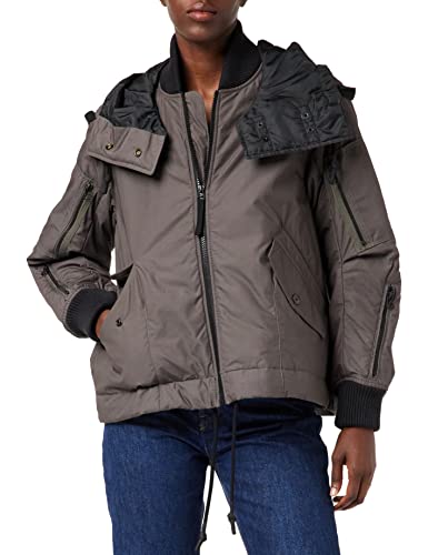 G-STAR RAW Damska kurtka bomberka z wieloma kieszeniami, szary (Carbid C442-974), S