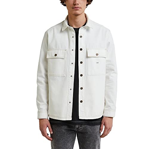 Lee Odzież robocza Koszula męska, Ecru, XX-Large Mężczyźni, Ecru