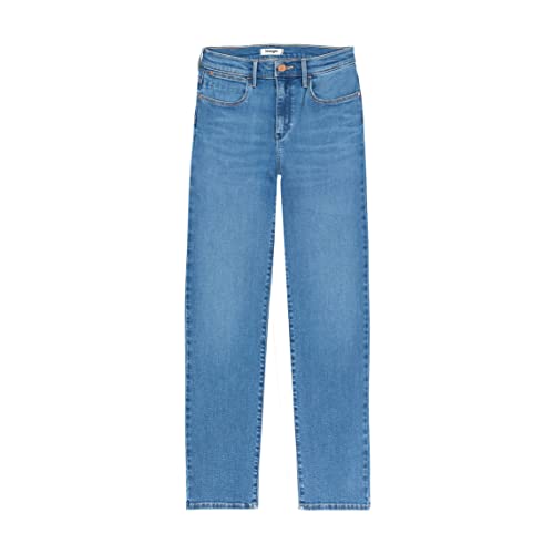 Wrangler Dżinsy damskie proste, ŻÓŁTY, 33W / 34L