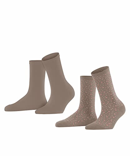 ESPRIT Skarpety damskie (2 sztuki), Brązowy (Sughero 5031), 35-38 EU