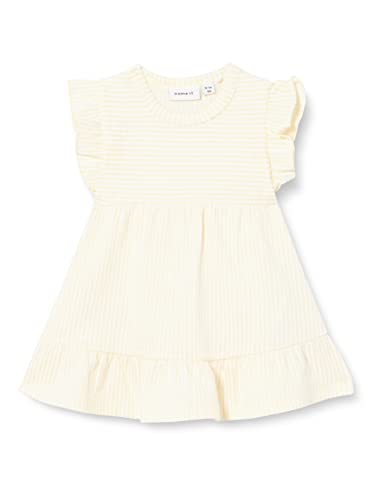 Name It Nbfhussie SS Sukienka dla dziewczynek, Różowa opalenizna, 74