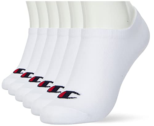Champion Skarpety dla dzieci i młodzieży unisex (6 sztuk), Bianco, 31-34