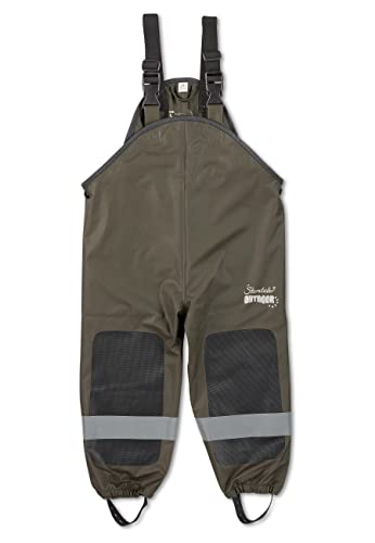 Sterntaler Chłopięce spodnie przeciwdeszczowe, ciemnozielone, 116