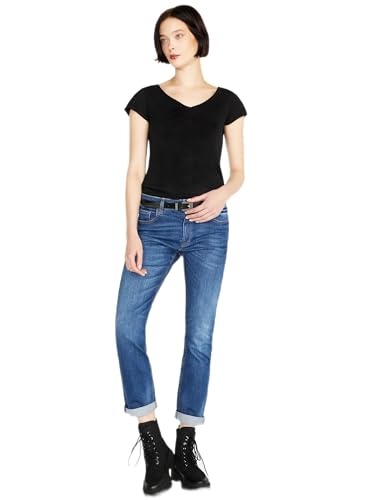 Sisley Koszulka damska 3TNHL4007, Black 100, XL, czarny 100, XL