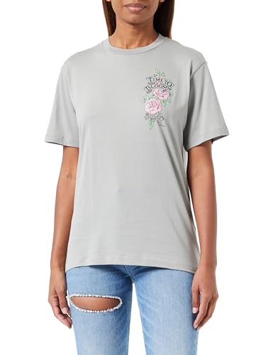 Replay T-shirt damski regular fit, 496 Cement, XL