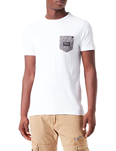 Replay T-shirt męski, 001 White, XL